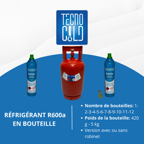 R600a gaz réfrigérant - gaz,